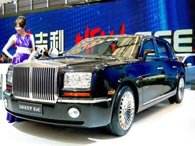 Deluxe Geely GE shines at Shanghai show