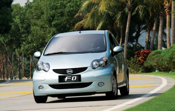 BYD F0 breaks into top 10 passenger-car list by October sales 