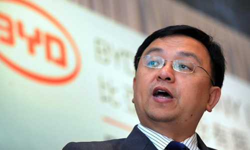 BYD still hopes to attain previous 2015 sales goal, CEO says