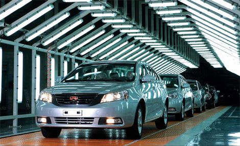 Geely's 2011 sales just under 400000, exports grow 120%