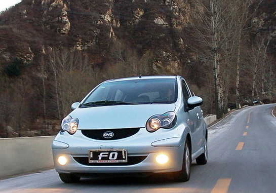 BYD's sales in 2011 just under 449000 units
