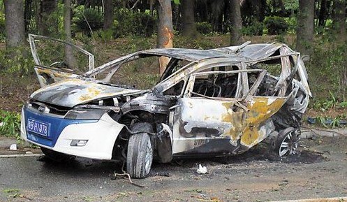 BYD shares in China and Hong Kong recover following exploding taxi incident