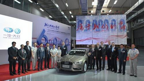 FAW-VW manufactures 6m vehicles in China