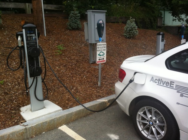 BMW invests in EV charging station maker