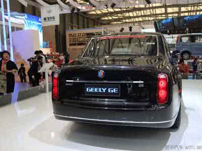 Deluxe Geely GE shines at Shanghai show