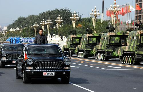 President's car unveiled at National Day military parade
