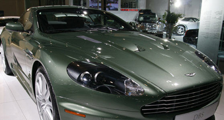 Aston Martin selling in China for 2 mln - 4 mln yuan