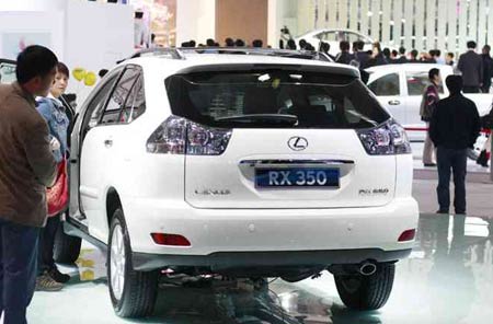 New Lexus RX350 SUV going on sale in China
