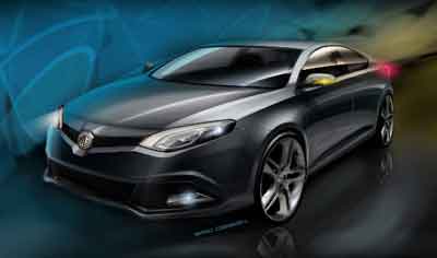 SAIC released teasing images of MG6 concept