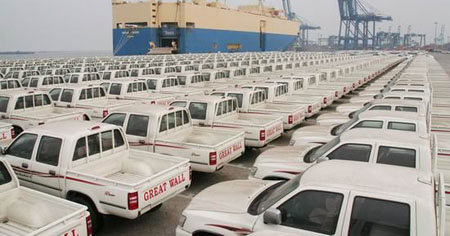 China's pickup sales top 100,000 units in H1