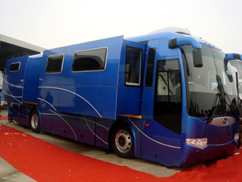 First China-made recreational vehicle shows at Asia Bus Show in Shanghai 