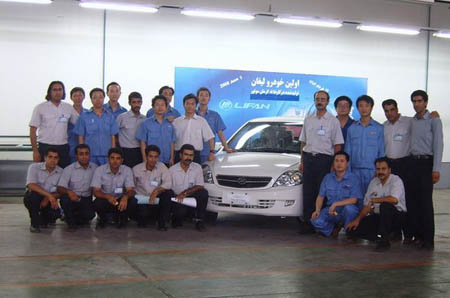 China's Lifan 520 rolls off line in Iran